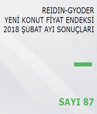  REIDIN-GYODER Yeni Konut Fiyat Endeksi 2018 Şubat Ayı Sonuçları