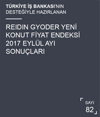  REIDIN-GYODER Yeni Konut Fiyat Endeksi 2017 Eylül Ayı Sonuçları 