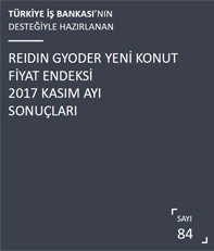  REIDIN-GYODER Yeni Konut Fiyat Endeksi 2017 Kasım Ayı Sonuçları 