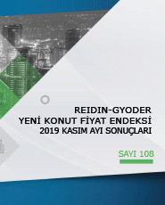  GYODER, Yeni Konut Fiyat Endeksi'nin Kasım 2019 Raporu'nu açıkladı. 