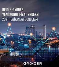  GYODER, Yeni Konut Fiyat Endeksi'nin Haziran 2021 Raporu'nu açıkladı. 