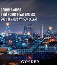  GYODER, Yeni Konut Fiyat Endeksi'nin Temmuz 2021 Raporu'nu açıkladı. 