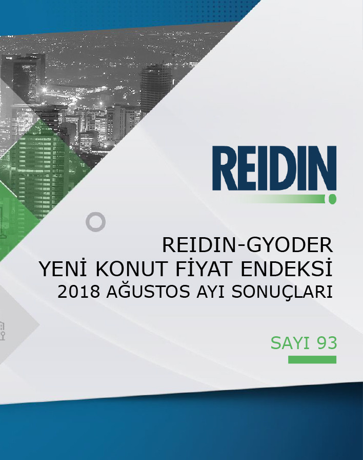  GYODER, Yeni Konut Fiyat Endeksi'nin Ağustos 2018 Raporu'nu açıkladı. 