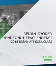  REIDIN-GYODER Yeni Konut Fiyat Endeksi 2018 Nisan Ayı Sonuçları 