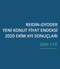  GYODER, Yeni Konut Fiyat Endeksi'nin Ekim 2020 Raporu'nu açıkladı. 