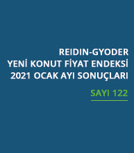  GYODER, Yeni Konut Fiyat Endeksi'nin Ocak 2021 Raporu'nu açıkladı. 