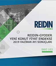  GYODER, Yeni Konut Fiyat Endeksi'nin Haziran 2019 Raporu'nu açıkladı. 