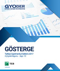  GYODER Gösterge Türkiye Gayrimenkul Sektörü 2017 3. Çeyrek Raporu 