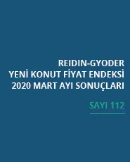  GYODER, Yeni Konut Fiyat Endeksi'nin Mart 2020 Raporu'nu açıkladı. 