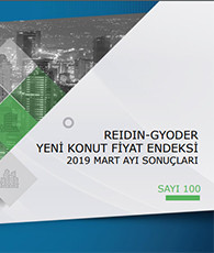  GYODER, Yeni Konut Fiyat Endeksi'nin Mart 2019 Raporu'nu açıkladı. 